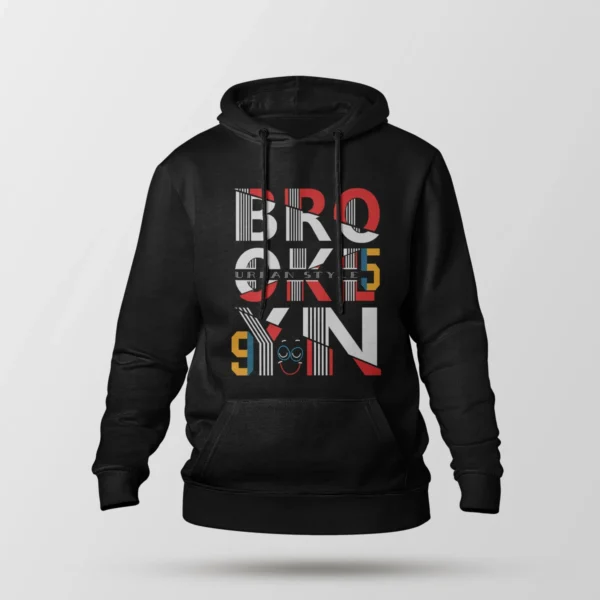 هودی تایپوگرافی Brooklyn Urban Style