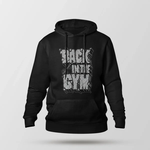 هودی بدنسازی طرح Back in the Gym