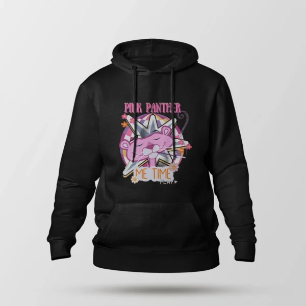 هودی پلنگ صورتی طرح Me Time (Pink Panther)