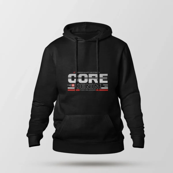 هودی استریت‌ویر طرح Core Denim
