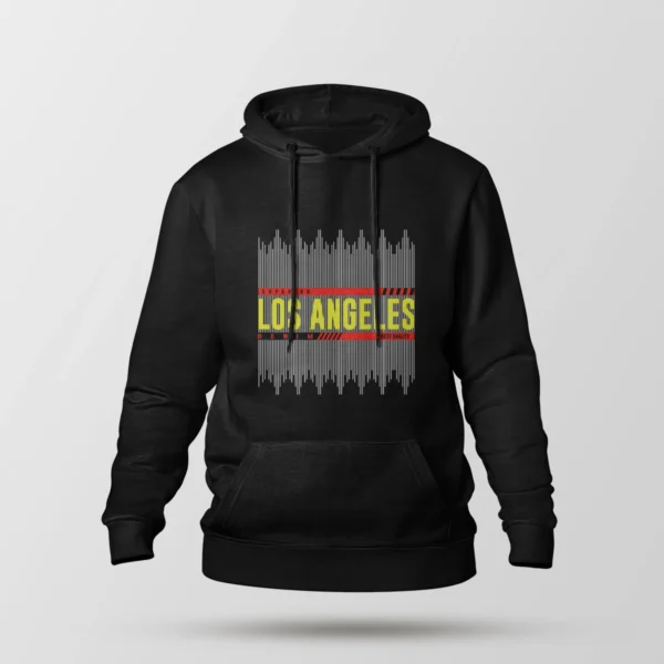 هودی تایپوگرافی Los Angeles Denim Best Quality