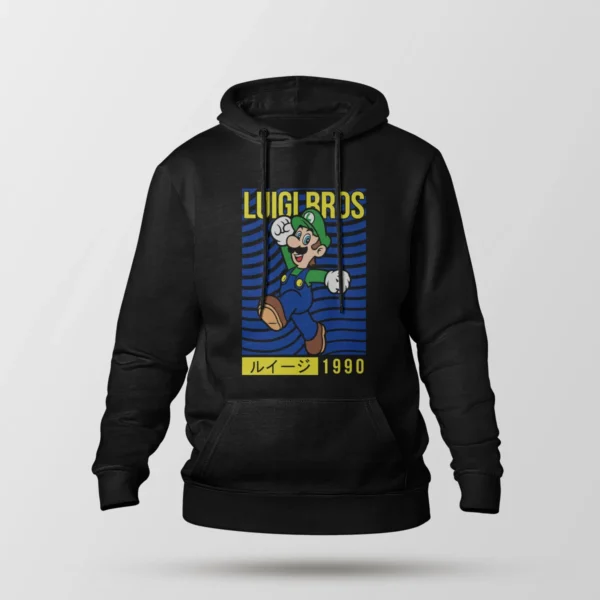 هودی سوپر ماریو طرح لوئیجی بروز (Luigi Bros)