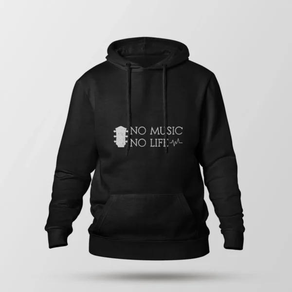 هودی طرح No Music No Life گیتار