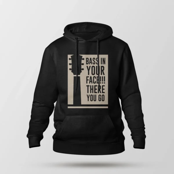 هودی گیتار طرح Bass in Your Face