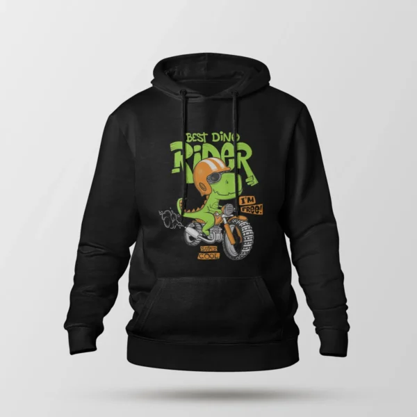 هودی دایناسور موتور سوار طرح Best Dino Rider