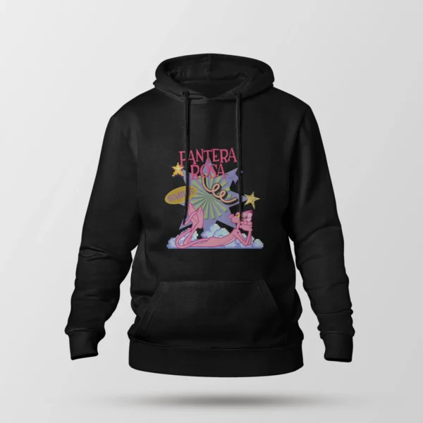 هودی پلنگ صورتی طرح Pantera Rosa