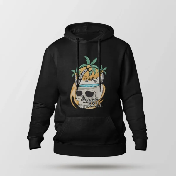 هودی جمجمه طرح Summer Skull