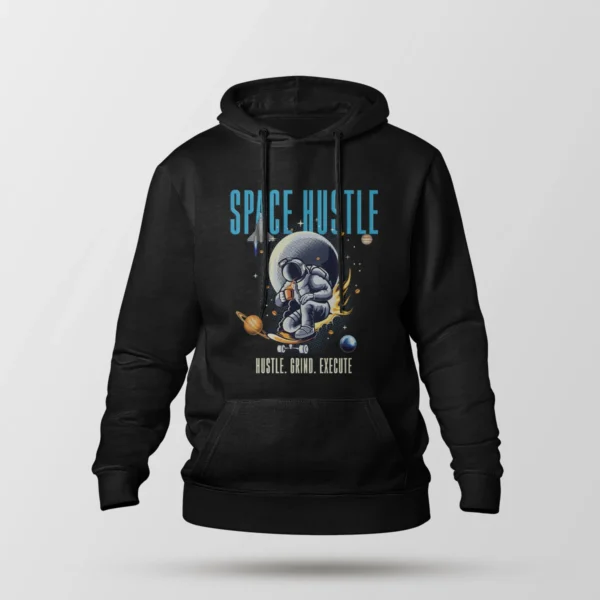 هودی فضانورد طرح Hustle Grind Execute