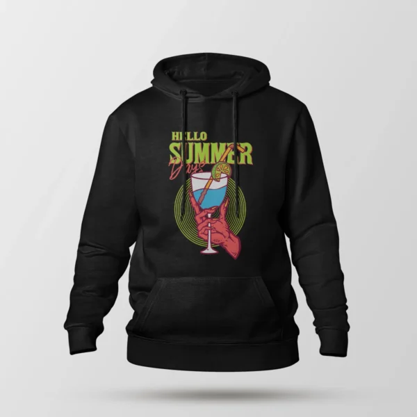 هودی تابستانی طرح Hello Summer Days