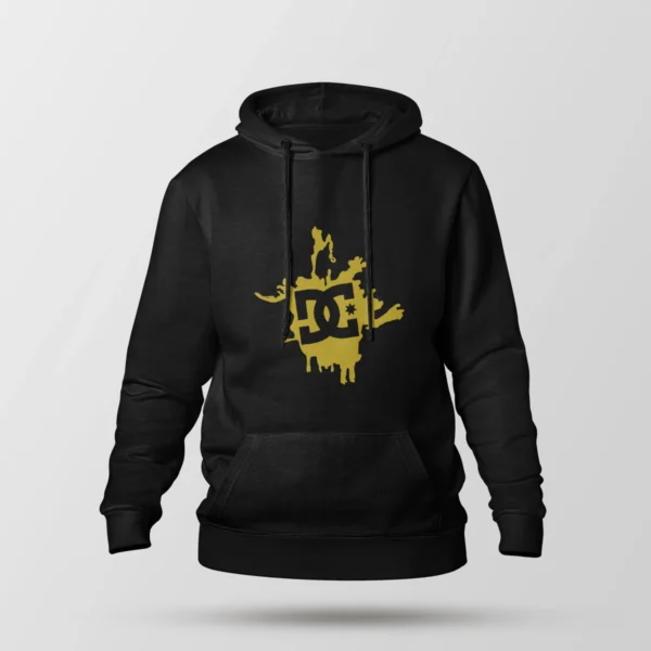 هودی برند دی‌سی طرح لوگو پاشش رنگ (DC Shoes)