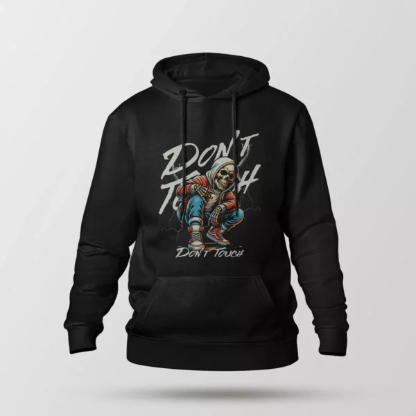 هودی اسکلت فضانورد طرح Don’t Touch
