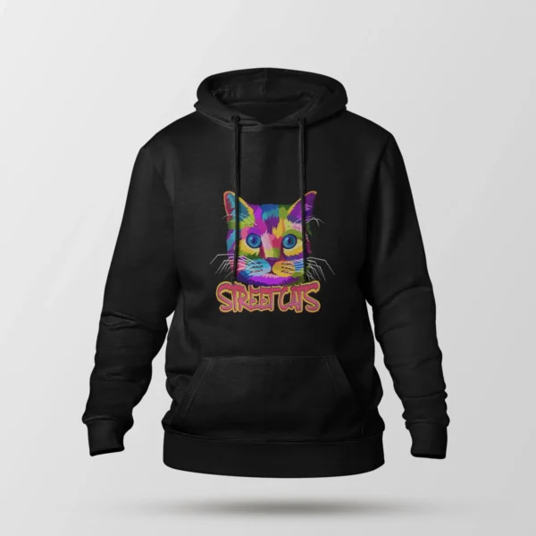 هودی گربه رنگین‌کمان (Rainbow Cat)