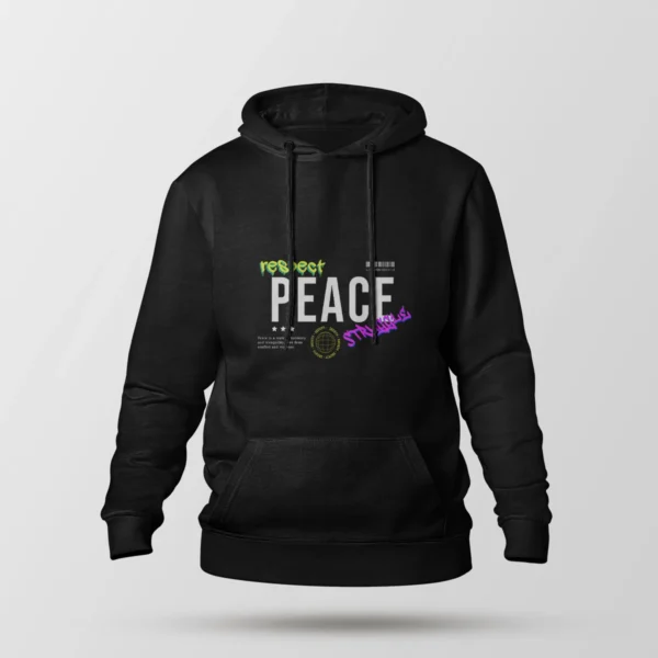 هودی استریت‌ویر طرح Respect Peace Struggle