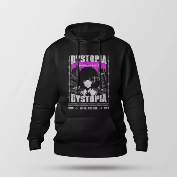 هودی انیمه دارک طرح Dystopia