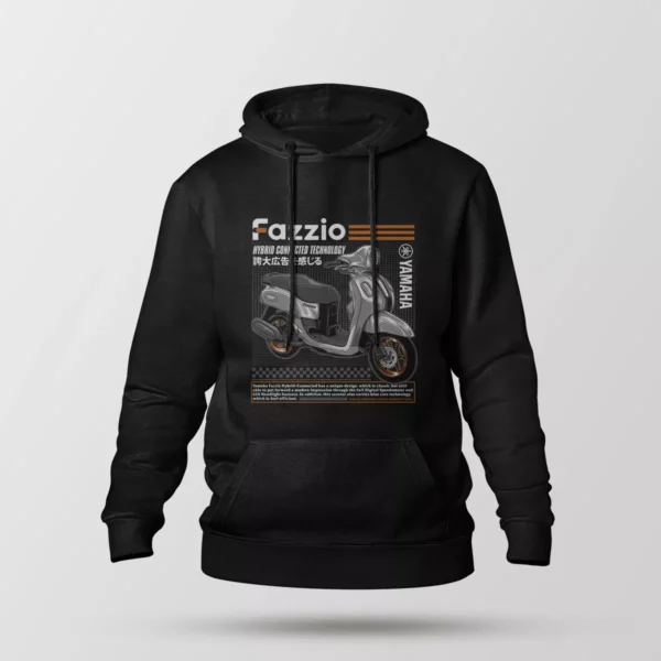هودی طرح اسکوتر Fazzio Hybrid (Yamaha)