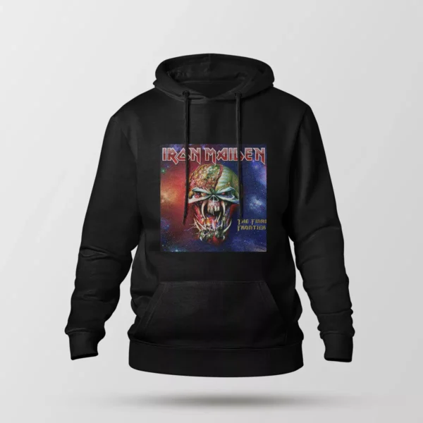 هودی آیرون میدن طرح جمجمه فضایی (Iron Maiden)