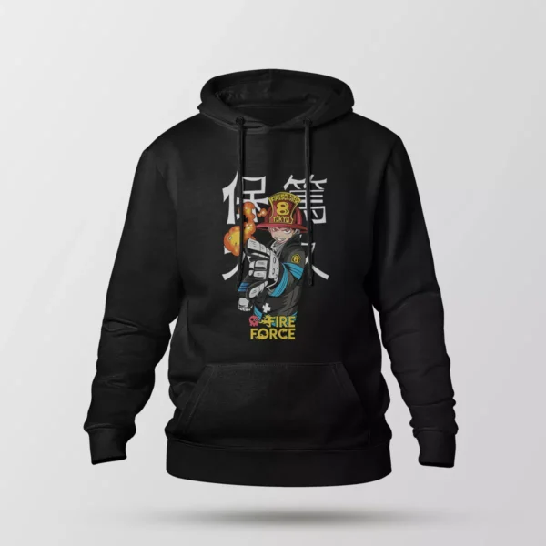هودی انیمه فایر فورس طرح شینرا (Fire Force)