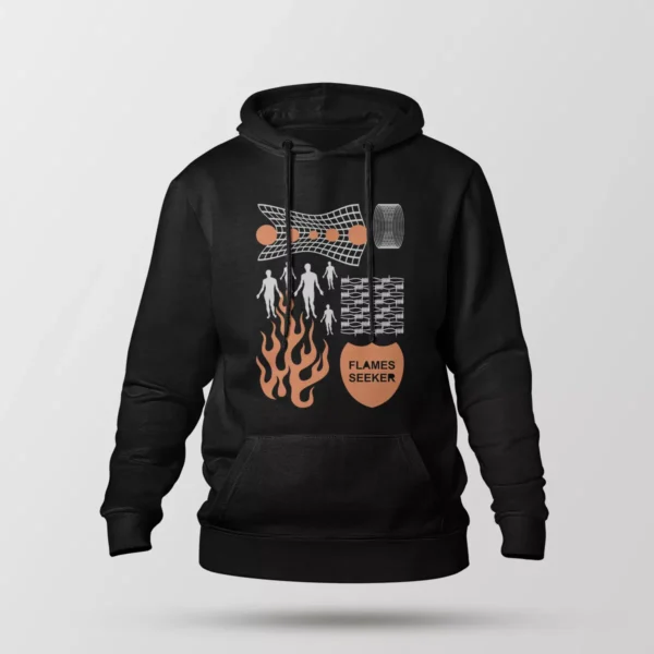 هودی طرح Flames Seeker