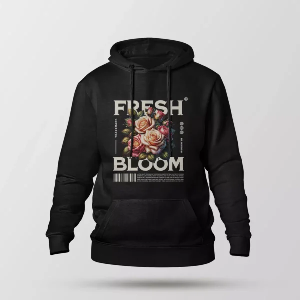 هودی گل رز طرح Fresh Bloom