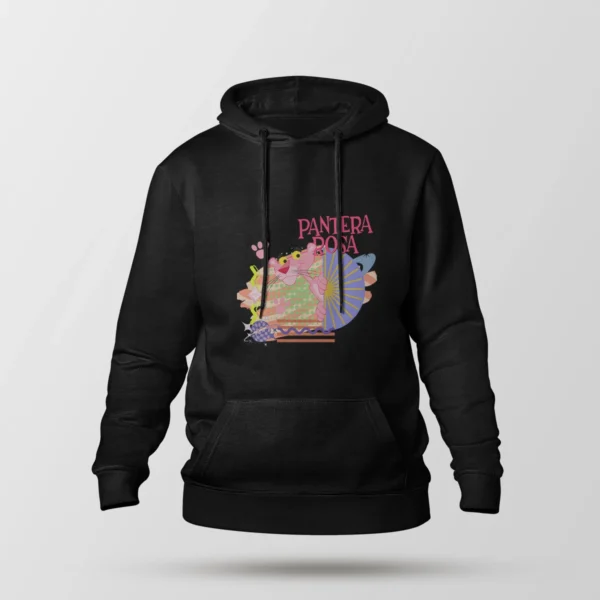 هودی پلنگ صورتی طرح Pantera Rosa