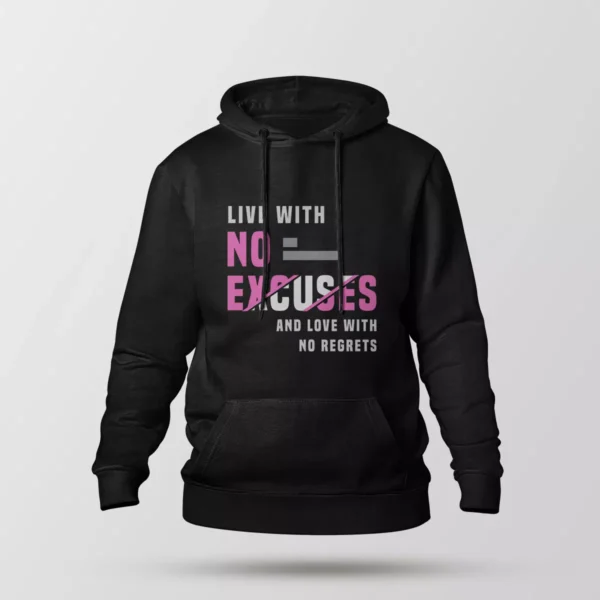هودی انگیزشی طرح No Excuses