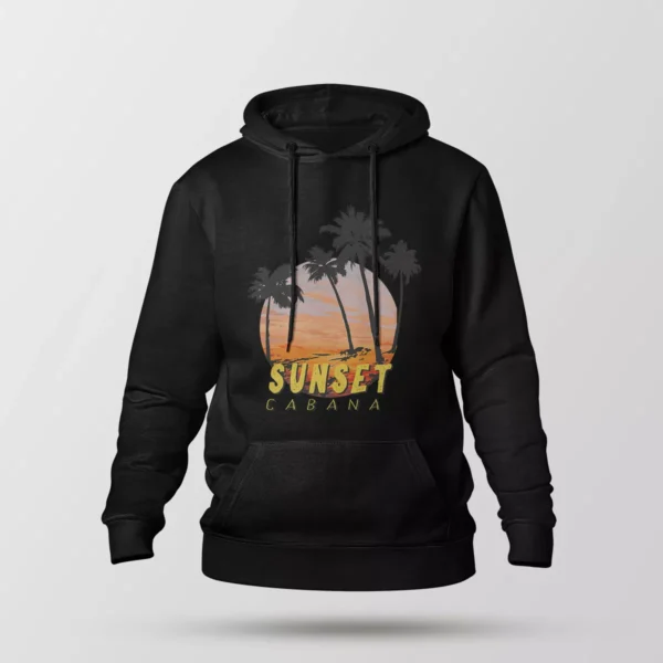 هودی طرح غروب Sunset Cabana