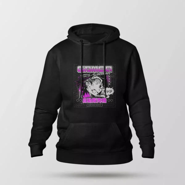 هودی گیمر طرح دخترانه انیمه Gamer