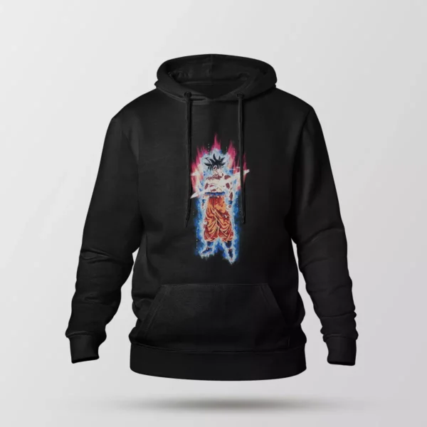 هودی انیمه دراگون بال طرح گوکو اولترا اینستینکت (Ultra Instinct)