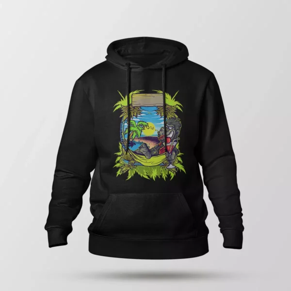 هودی تابستان طرح جزیره و دایناسور (Island Dino)