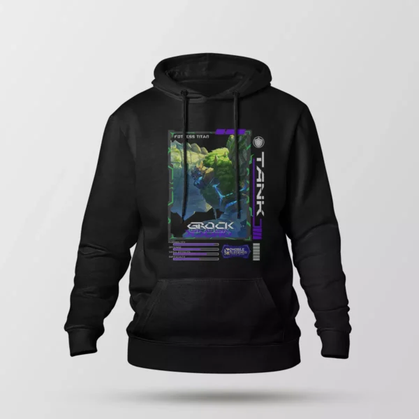 هودی موبایل لجندز طرح گراک رنگی (Grock - Mobile Legends)