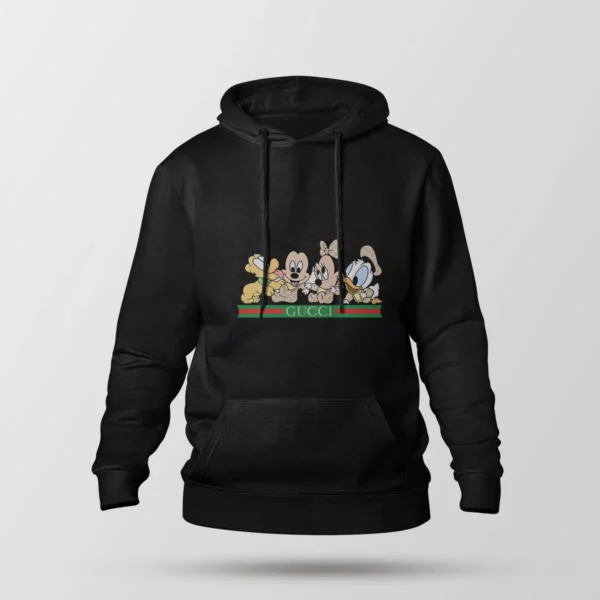 هودی دیزنی طرح مینی موس رقصان گوچی (Disney, Gucci)