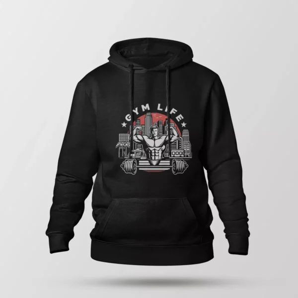 هودی بدنسازی طرح Gym Life کلاسیک