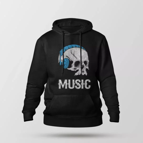 هودی جمجمه طرح هدفون Music