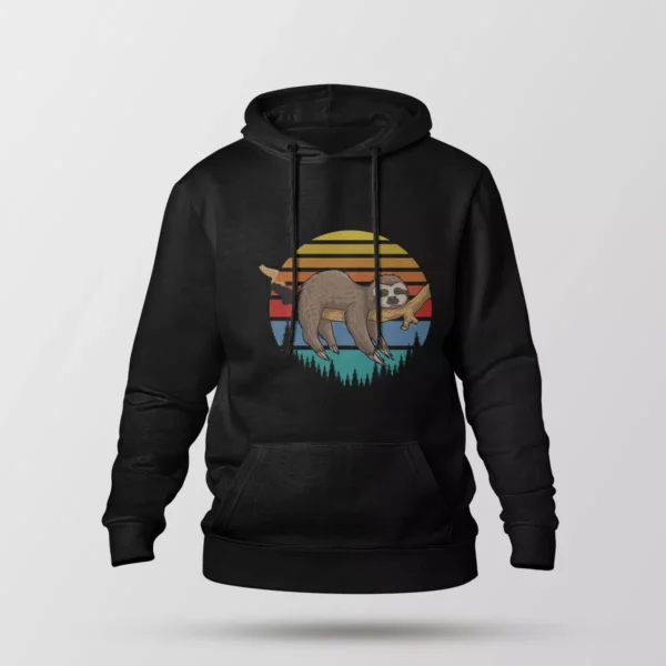 هودی طرح تنبل روی شاخه (Sloth)