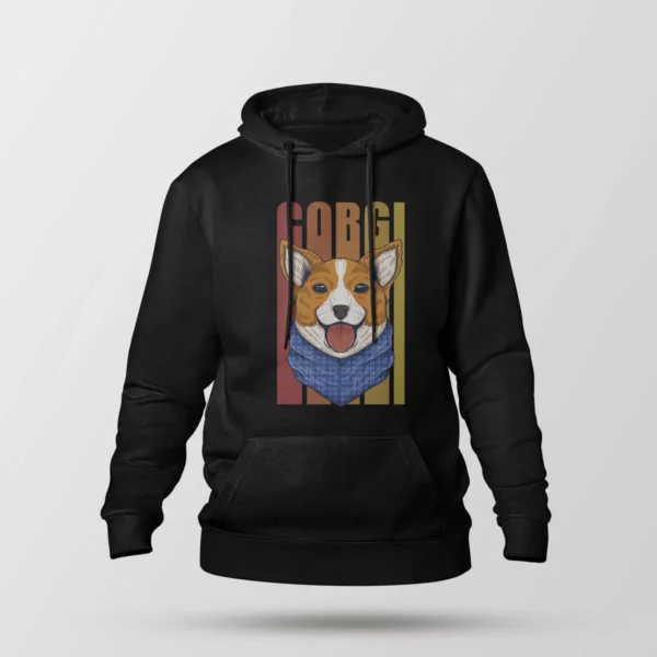 هودی سگ کورگی طرح Corgi