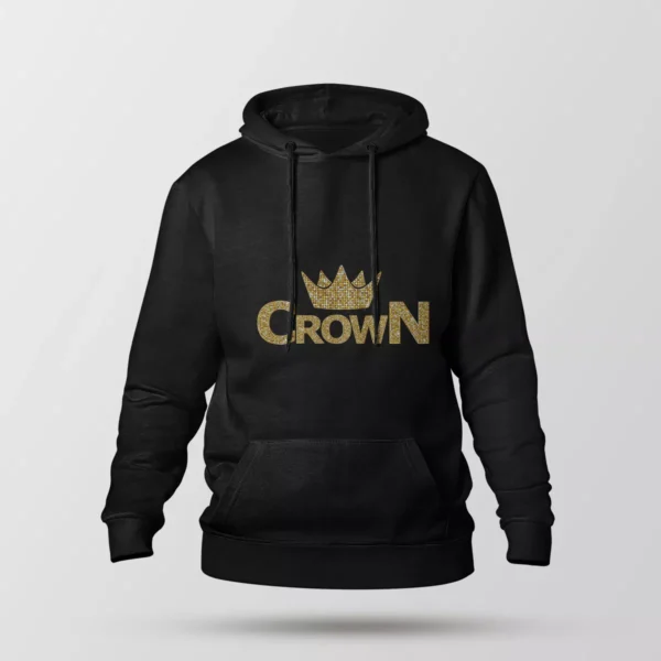 هودی تاج طرح Crown طلایی