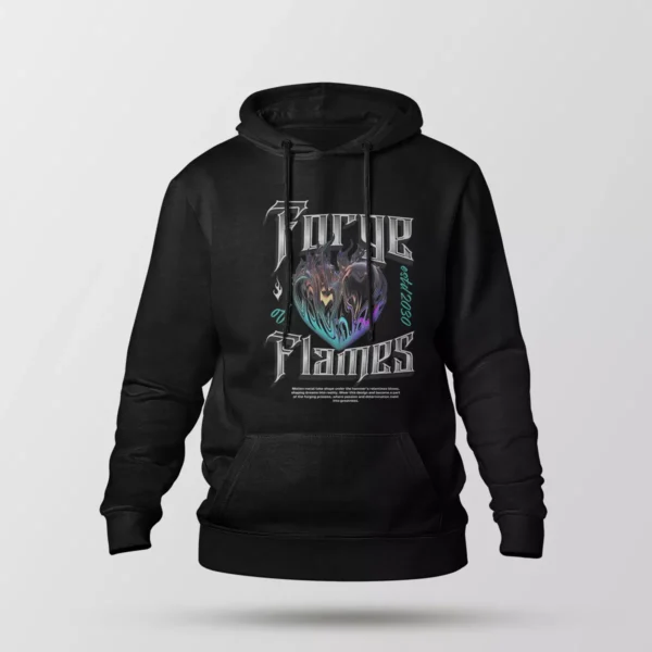 هودی قلب طرح Forge of Flames
