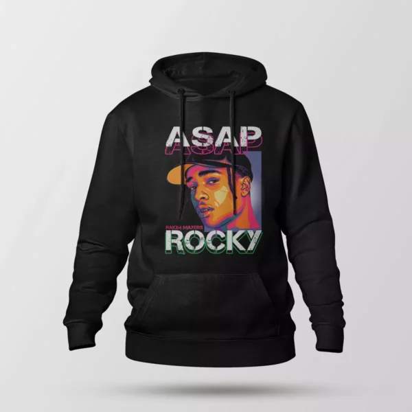 هودی ای‌سپ راکی طرح پرتره (ASAP Rocky)