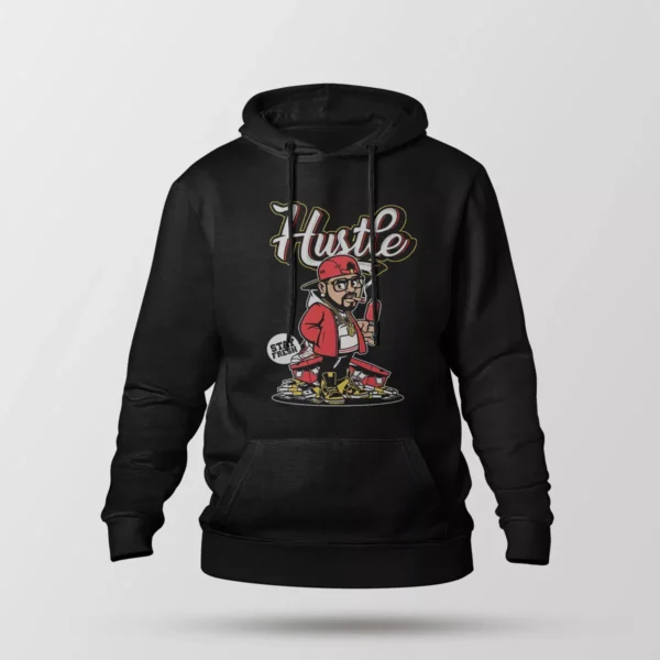 هودی کارتونی طرح Hustle