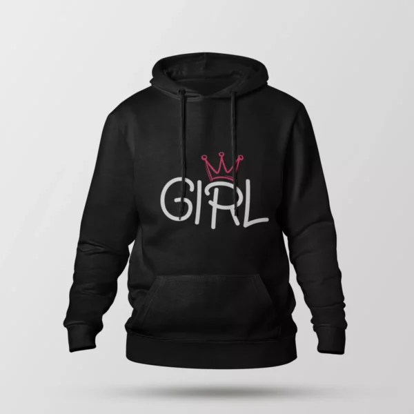 هودی طرح GIRL با تاج