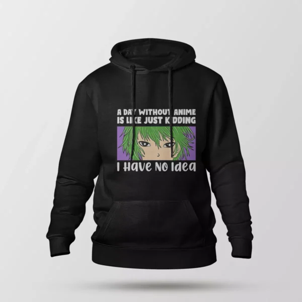 هودی انیمه طرح A Day Without Anime