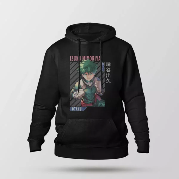 هودی انیمه پلاس اولترا طرح میدوریا (My Hero Academia)