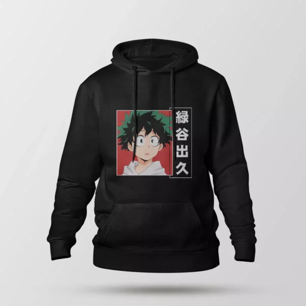 هودی انیمه پلاس اولترا طرح ایزوکو میدوریا (Izuku Midoriya)