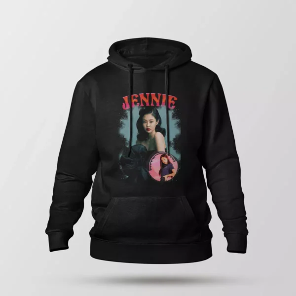 هودی جنی طرح پرتره بلک‌پینک (Jennie Blackpink)