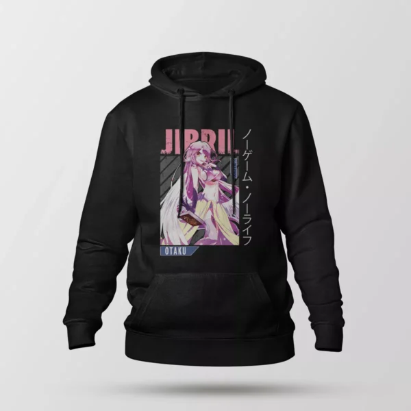 هودی انیمه نو گیم نو لایف طرح جیبریل اوتاکو (Jibril)