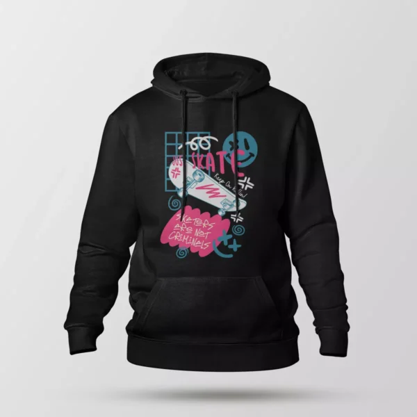 هودی اسکیت‌بورد طرح Just Skate استریت استایل