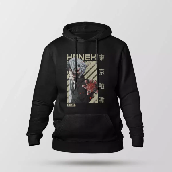 هودی انیمه توکیو غول طرح کن کانکی (Ken Kaneki)