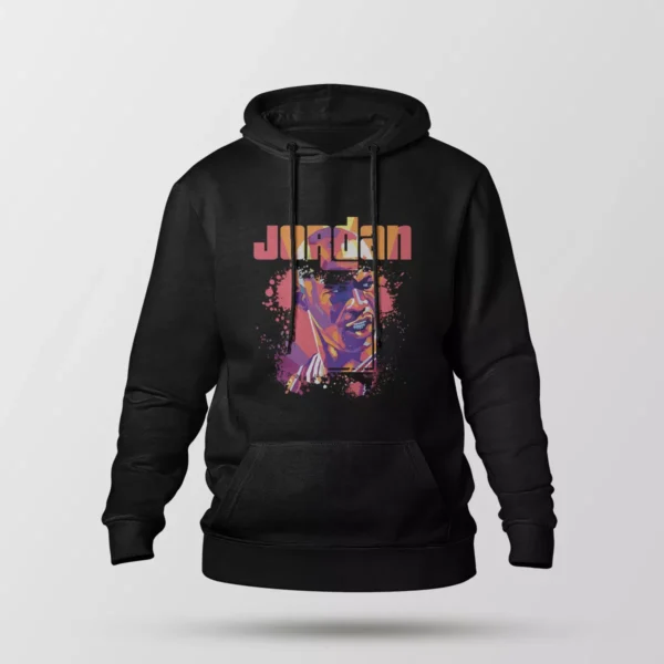 هودی بسکتبال طرح پاپ آرت مایکل جردن (Michael Jordan)
