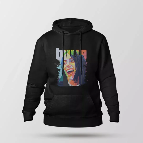 هودی طرح پاپ آرت بیلی آیلیش (Billie Eilish)