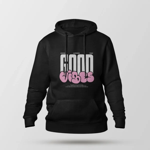 هودی حال و هوای مثبت طرح Good Vibes